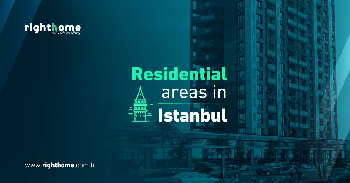Residential areas in Istanbul
