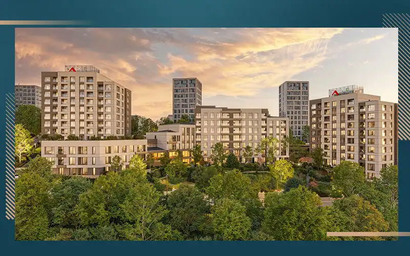 Luxury apartments with full government guarantee in Atasehir Asian Istanbul