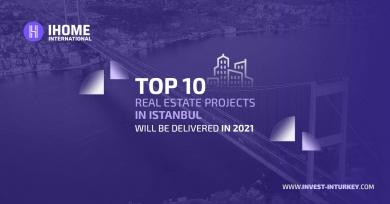 Top 10 real estate projects in Istanbul will be delivered in 2021