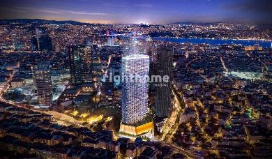 RH 131-Queen tower in Sisli, luxury apartments ready for housing and investment 